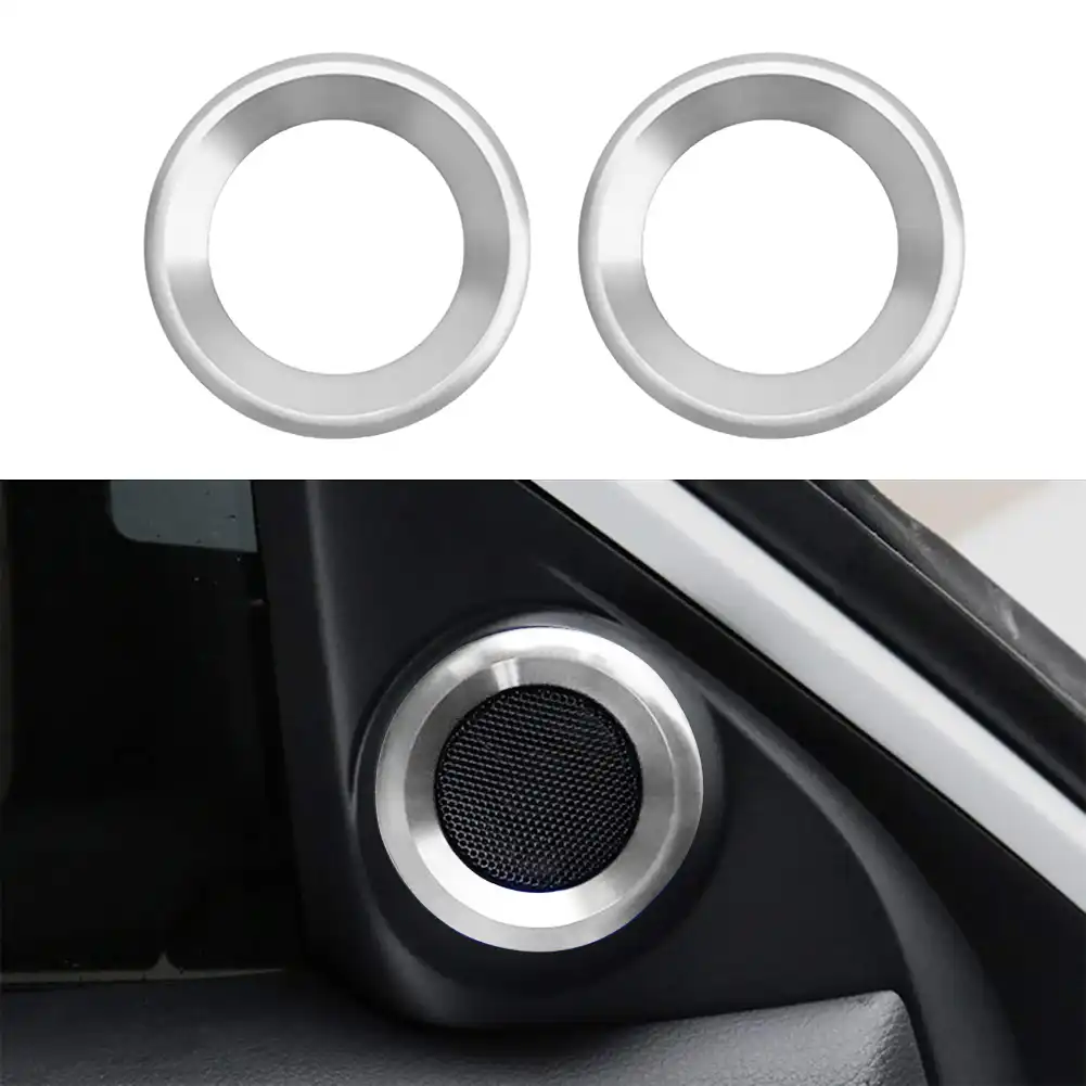 Karbon Fiber Ic Pervaz Ic On Kapi Ucgen Ses Hoparlor Kapak Trim Sticker Honda Civic 10th 2016 2017 18 Ic Profiller Aliexpress