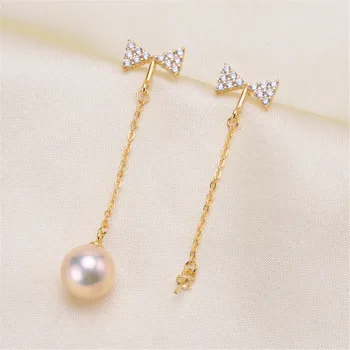 

Pearl Earrings fittings factory diy jewelry making Earrings Base Settings Gold Filling Classic Earrings Findings for Women charm