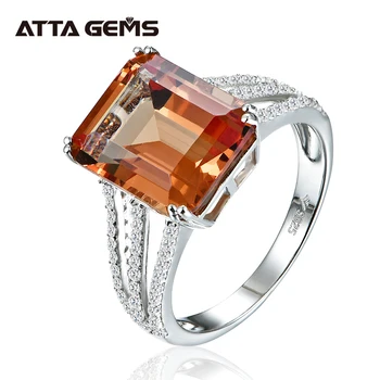 

Diaspore Sterling Silver Rings Women Fine Jewelry 6.3 Carats Created Diaspore Classic Style for Women Wedding Engagement