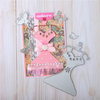 

DiyArts Lace Evening Dress Metal Cutting Dies New For Craft Dies Scrapbooking Embossing Stencil DIY Die Cut Card Decoration