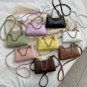 

New small bag female 2020 summer new Korean version of the wild chain shoulder bag net red fashion underarm bag
