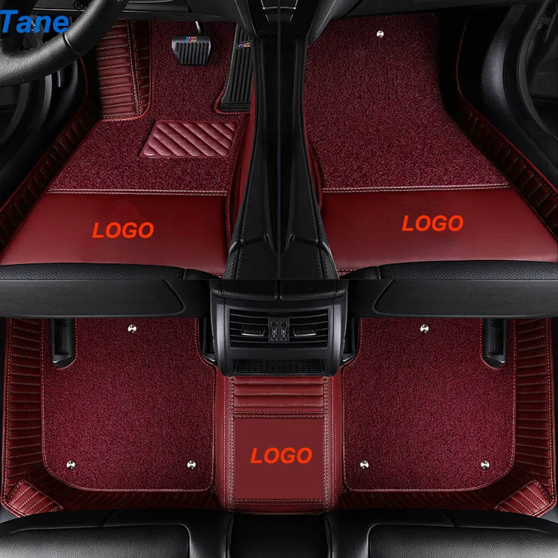 Tane кожаные автомобильные коврики для peugeot 307 sw 508 sw 308 301 2008 5008 2010 4008 607 3008 аксессуары ковер