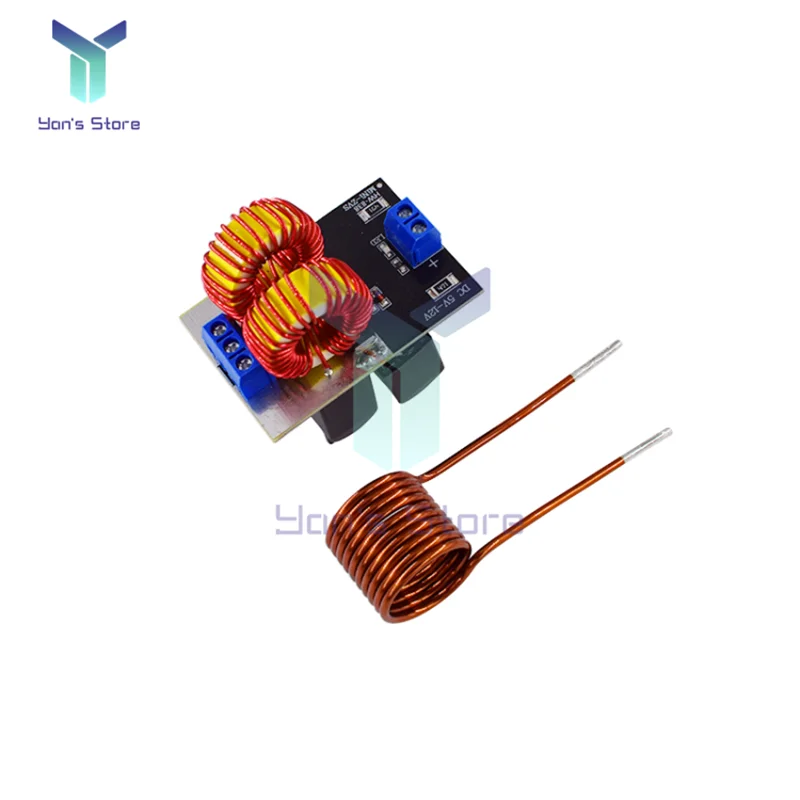 Induction Heater DV 5V-12V 120W Mini ZVS Induction Heating Board Flyback Driver DIY Cooker Ignition Coil