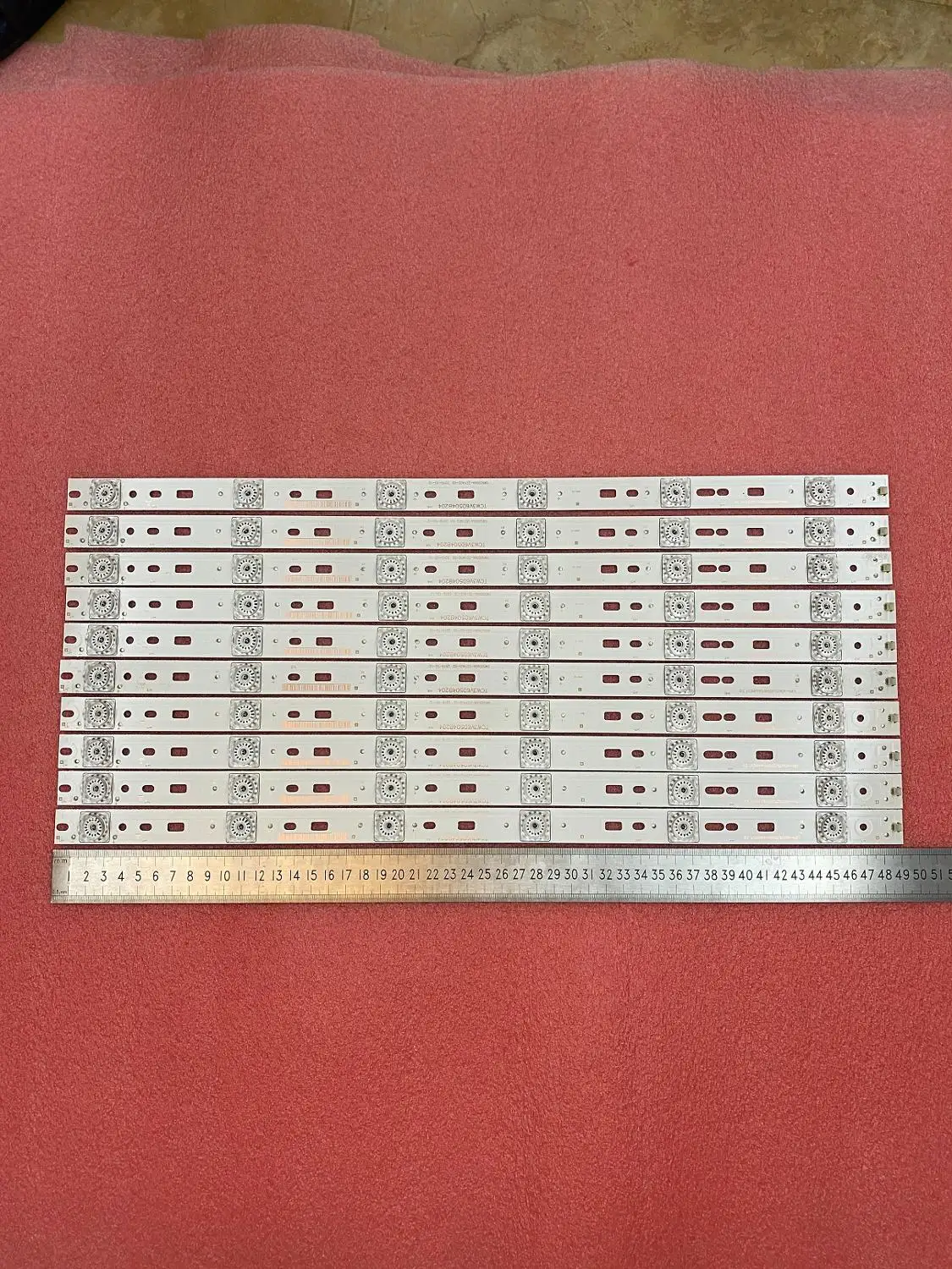 

New 50 PCS/lot 6LED 490mm LED strip for SW50D06A-ZC14CG-02 RDL-500FY 7765-650000-D000 CRH-A50353506014ANREV1.3B TCW3V6D504B204