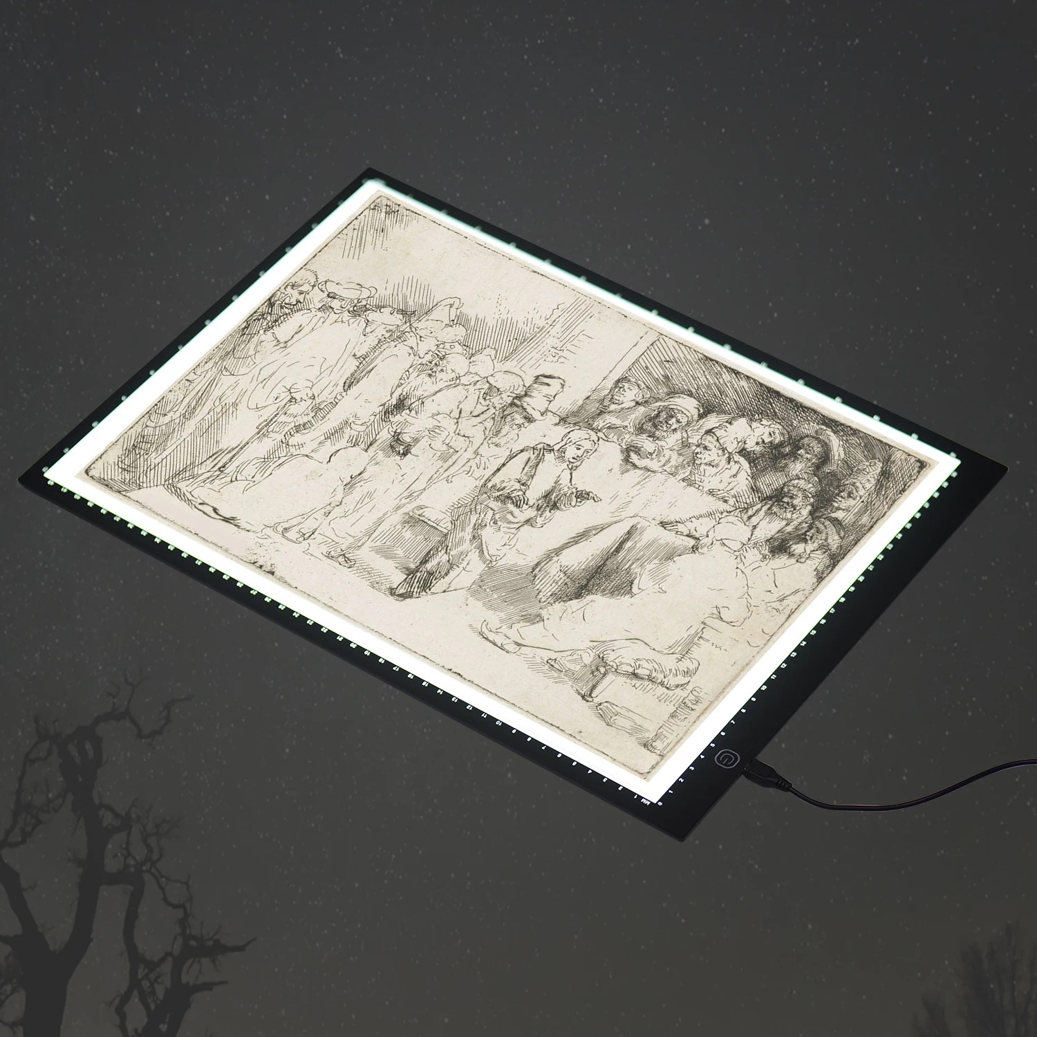 A3 светодиодный светильник Box Pad Tracer графический планшет Трассировка доска для рисования копировальная доска плавное затемнение для набросков каллиграфии