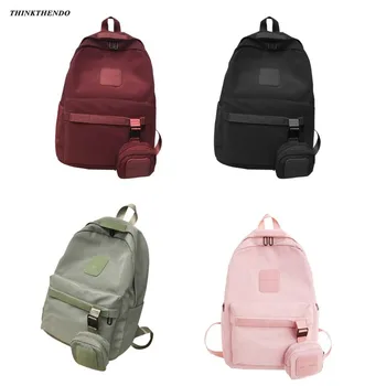 

Women's Nylon Backpack School Travel Rucksack Laptop Daypack Bookbags Shoulder Bag for Teenagers Girls THINKTHENDO 2019