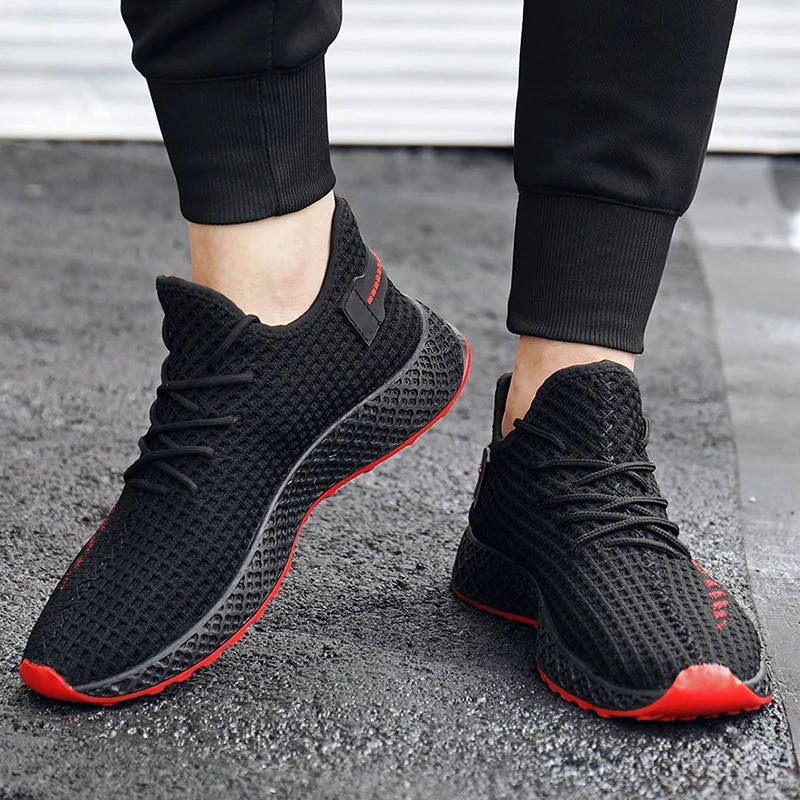 

Men Athletic Shoes 2019 Autumn New Style Casual Shoes BOY'S Fly Netting Surface Coconut Shoes Low Top Stars Shoe