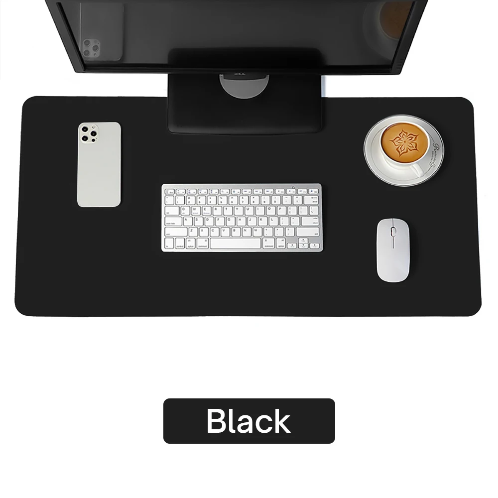 Large Waterproof PU Leather Desk Protector Mat