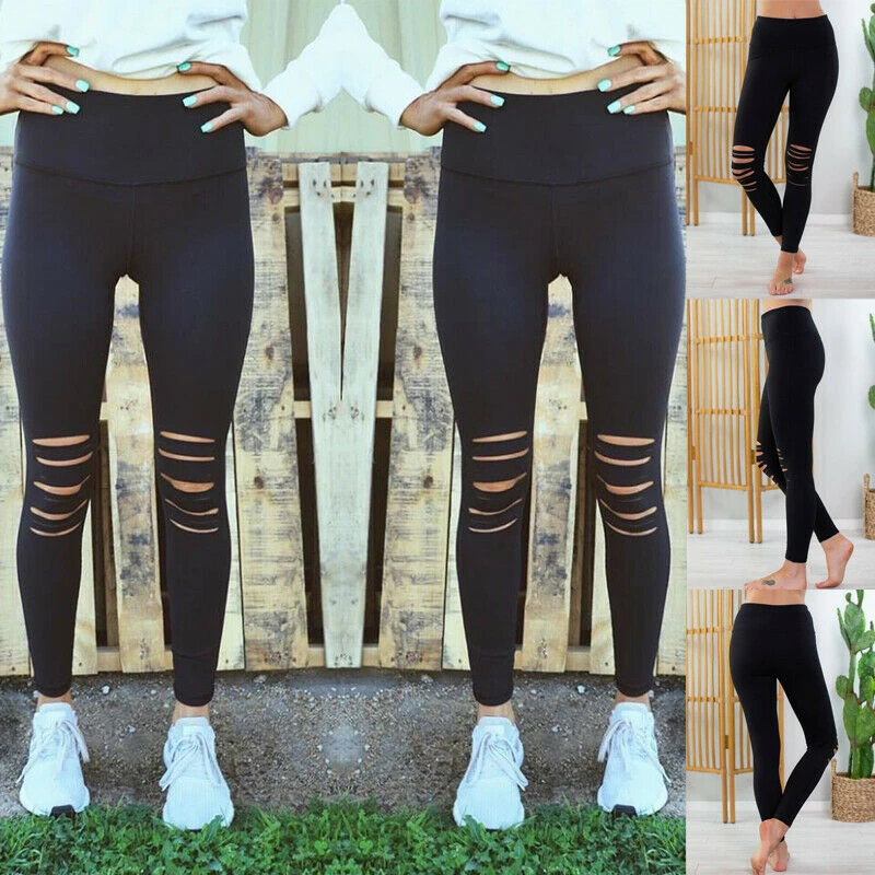 high waisted black slim trousers