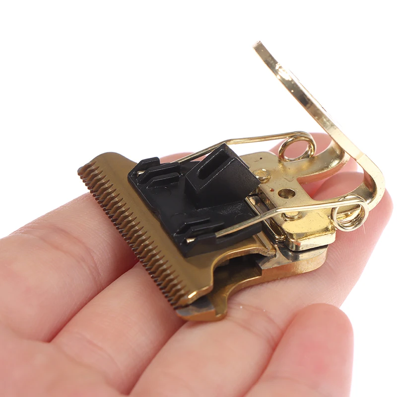 T-Shaped Hair Clipper Blade With Stand T9 Blade Trimmer Replacement Head Replacement Clipper Head t-shaped razor