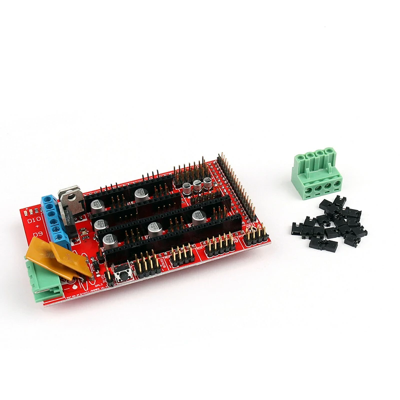 Набор деталей для 3D-принтера 12864 умный ЖК-контроллер + RAMPS 1,4 контроллер + плата Mega2560 + шаговый Драйвер A4988 для Arduino