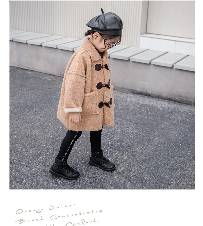 CROAL CHERIE Baby Girls Clothes Winter Fleece Velvet Coat Girl Kids Girls Jacket For Teenage Boys Outerwear Children Clothes  (6)