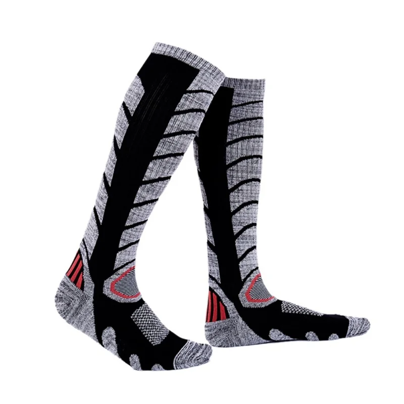 Sports Socks Thick Cotton Sports Summer Cycling Ruuning Soccer Socks Men Women Moisture Absorption High Elastic Long Socks