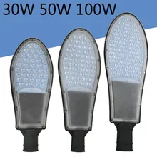 30 Вт 50 Вт 100 Вт светодиодный уличный свет дорожный свет 120-130лм SMD3030 3 года гарантии