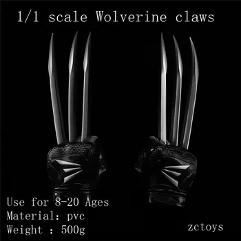 

Hot 2Pcs/Set 1: 1 Cosplay X-Men Wolverines Claws Logan Blade Claw Prop Super Hero Leg Paw Toy Gift Model Arms
