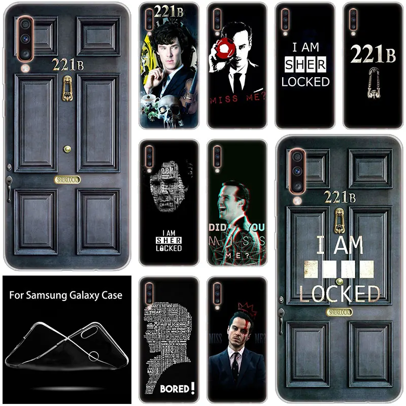 Мягкий чехол Sherlock Moriarty 221B для Samsung Galaxy A90 A80 A70 A60 A50 A40 A30 A10 A20E A2CORE A9 A7 A8 A6 Plus 2018 A5 2017 |