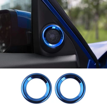 

Interior Door o Speaker Ring Cover Trim for 10Th Gen Honda Civic 2019 2018 2017 2016, Blue