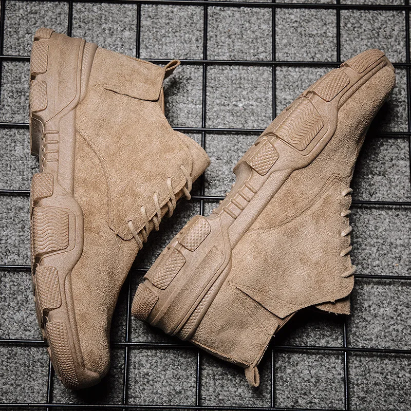 

Plus Velvet Martin Boots MEN'S SHOES 2019 New Style Casual Warm Cotton Boots Trend Versatile Thick Bottomed Short Boots Casual W