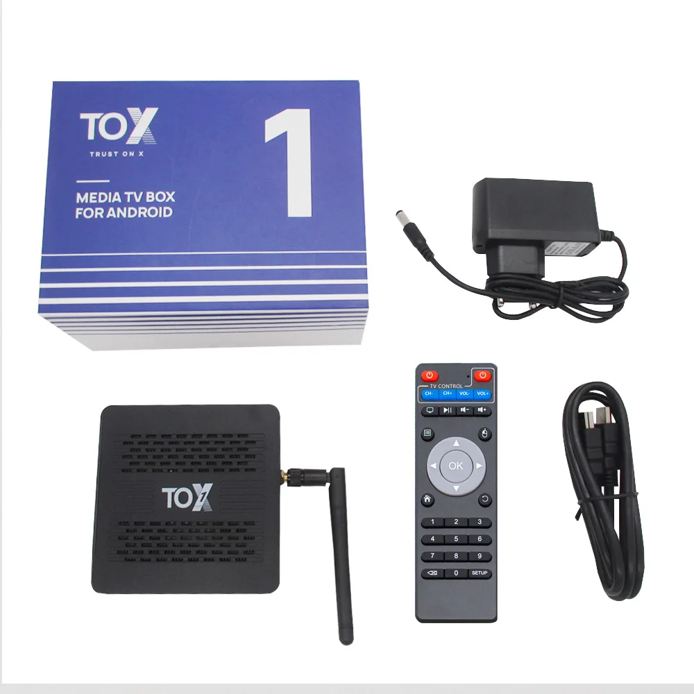 2020 Новый Amlogic S905X3 TOX1 Android 9 0 Смарт ТВ коробка 4 Гб оперативной памяти 32 встроенной 2