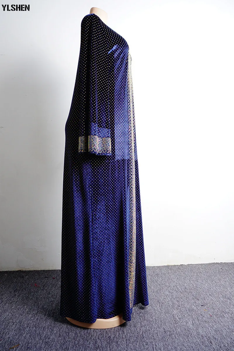 Plus Size African Dresses for Women Bazin Boubou Robe Africaine Femme Clothes Dashiki Long Abayas Muslim Dress Africa Clothing 11