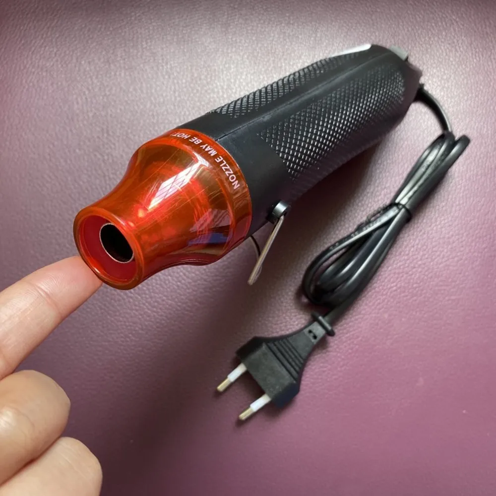 Pistola de aire caliente eléctrica de 220V y 300W, herramienta de reparación de teléfonos artesanal con soporte para Estación de soldadura de aire caliente, pistola de calor