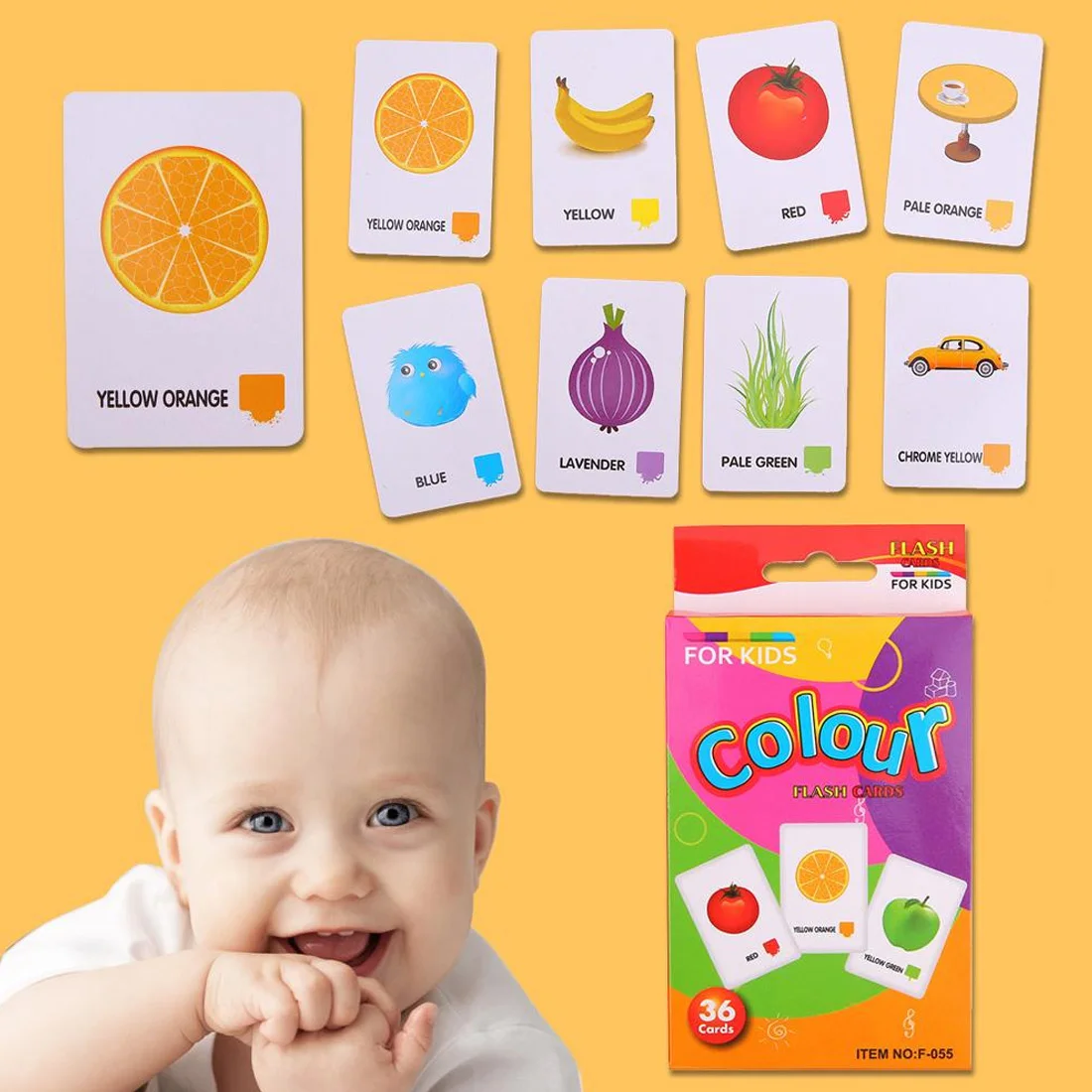 Обучающая игрушка для малышей Дети распознавание цвет в форме животных обучающая карточка Карманный флэш Обучающие Развивающие игрушки