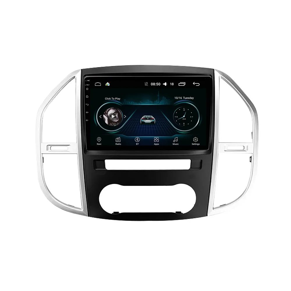 Для Mercedes Benz W447 Vito 3 2014 2020 двойной Din 10 1 &quotАвтомобильный мультимедийный плеер Android