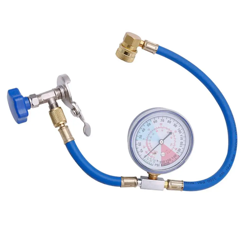 

R134A Air Conditioning Recharge Measuring Hose Gauge Valve Refrigerant Pipe Car Air-conditioning Accessories Measuring Hose