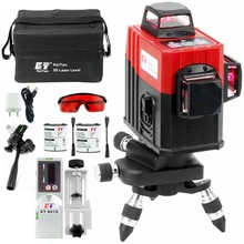 KaiTian 3D лазерный кронштейн нивелир 360 12 линий самонивелирующийся крест вертикальный и горизонтальный лазер 3D линия лазерный уровень строительные инструменты