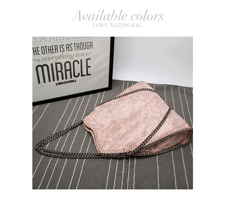2021 FIRMRANCH New Frosted Material Handbag Chain Woven Foldable Fashion Shoulder Women Multi-Funcation Bag Steady Quality Big