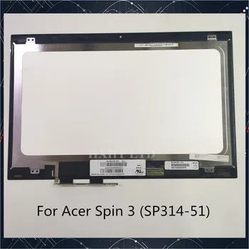 

Original 14.0" For Acer Spin 3 SP314-51 LCD Touch screen assembly NV140FHM-N41 V8.0 1920*1080 FHD Fully Tested