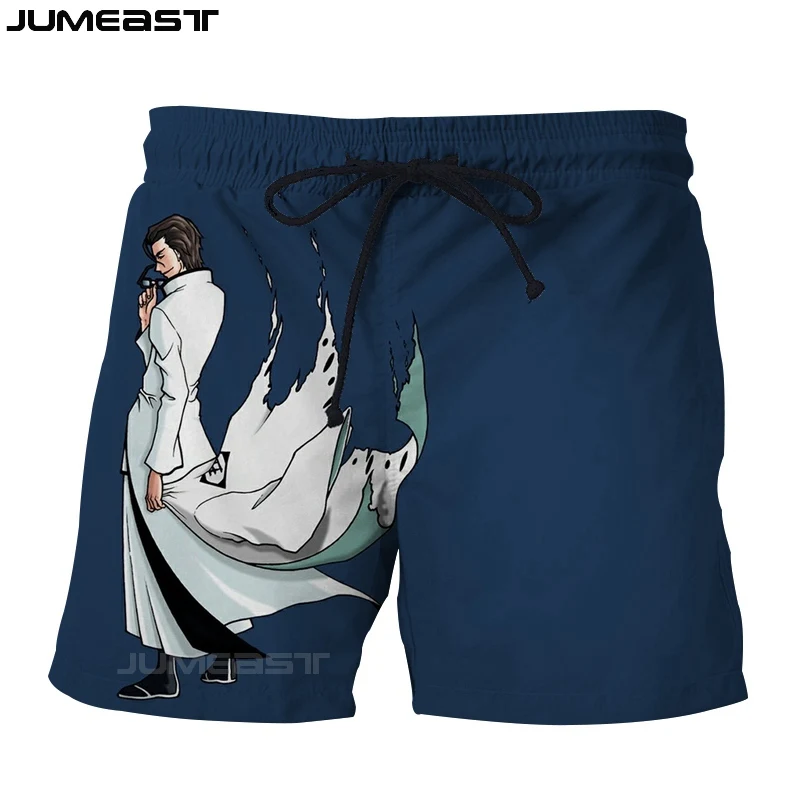 Jumeast Men Women 3D Cartoon Anime Bleach Oversized Streetwear Board Shorts Fashion Summer Beach Casual Sweatpants Short Pants 4