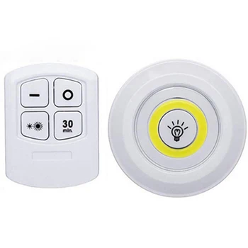 

Wireless Remote Control Pat Light 5 Led Bedroom Cabinet Light Bedside Touch Night Light Home Wall Lamp For Wardrobe Bathroom
