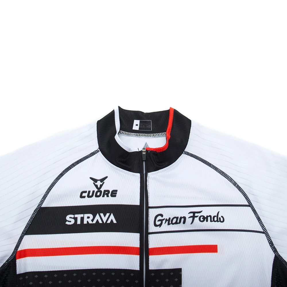 Мужской летний комплект для велоспорта Tour De STRAVA дышащая Футболка с рукавами и