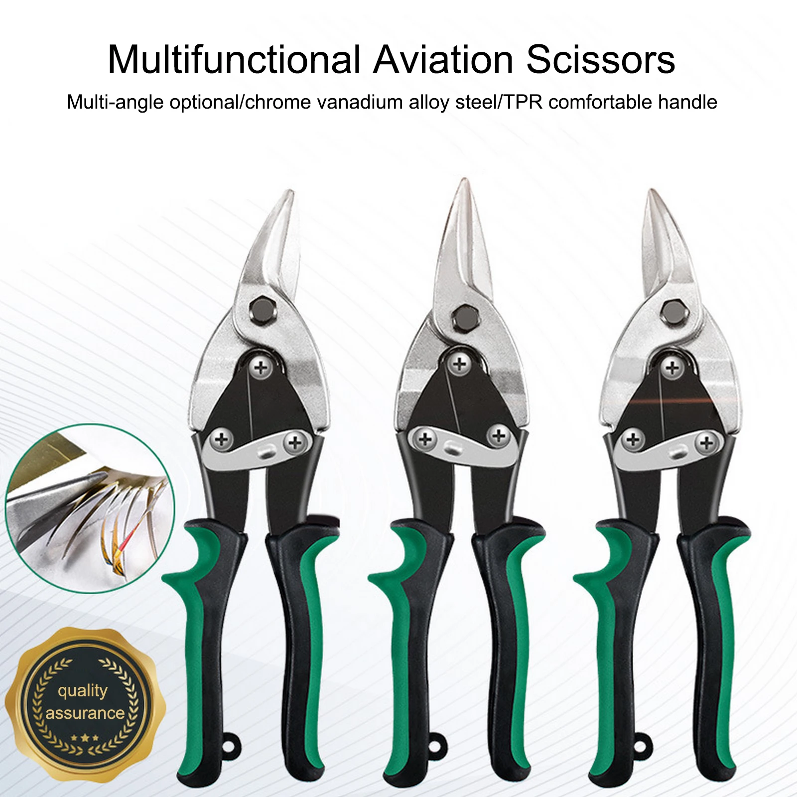 Stainless Steel Iron Sheet Shears Multifunctional Powerful Aviation