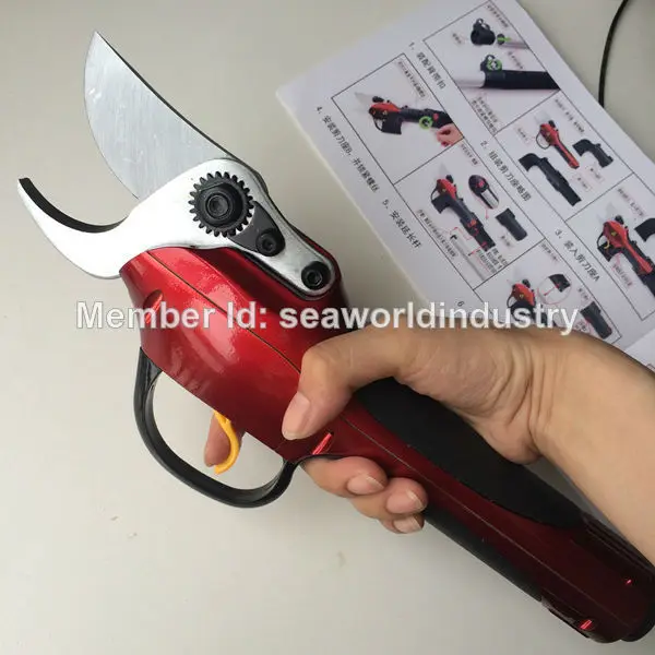 2016 professional New design garden tools electric pruning shear
