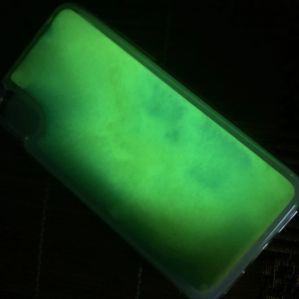 Для Funda iPhone XS Max чехол для iPhone 8 чехол светящийся в темноте Блестящий жидкий песок для etui iPhone X XR XS 6 6s 7 8 Plus световая крышка