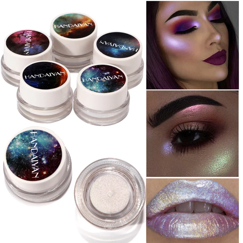 Glitter Eye Shadow Palette Shimmer Pigment Eyes Makeup Eyeshadow Powder For Sparkling Face Eye Lips Highlight Maquillaje TSLM1