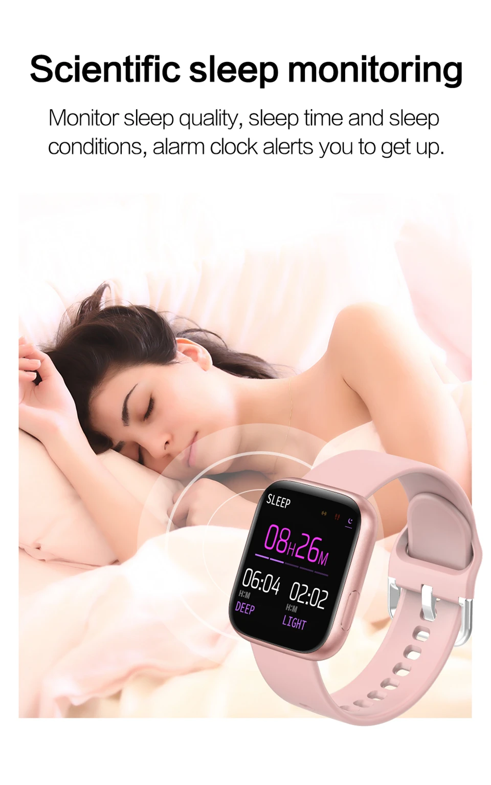 P4 полный экран сенсорные умные часы монитор сердечного ритма фитнес Смарт-Браслет Водонепроницаемый спортивный трекер Браслет умные часы