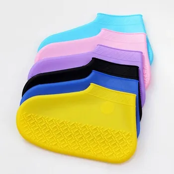 

Latex Shoe Cover Silicone Cycling Rain Shoes Boot Covers Reusable Waterproof Thickening Non-slip Wear Foot Cover Protect d3