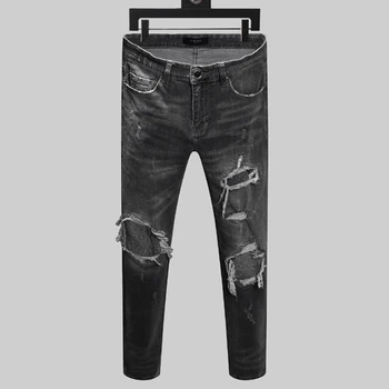 

NEW Men Jeans Ripped for Men Skinny DSQ D2 Jeans Pants Men Jeans Zipper Outwear Man Pants 1 order