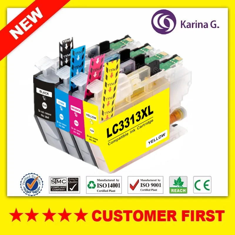 Совместим с чернильным картриджем Brother LC3311 LC3313 подходит DCP J772DW MFC J491DW J890DW и т.