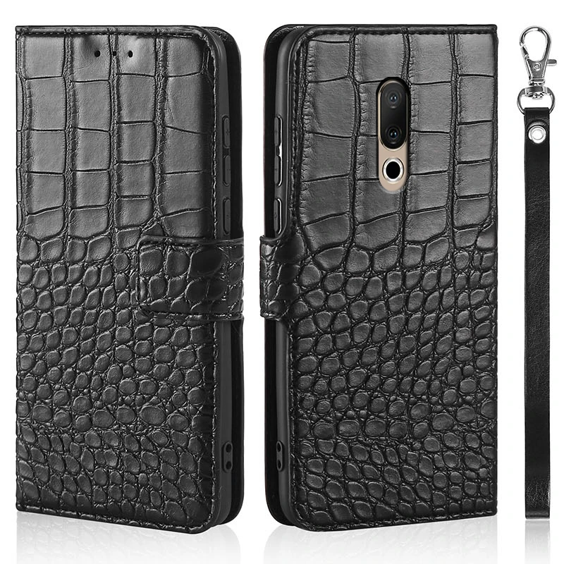 phone Case for Meizu 15 Plus Case Crocodile texture leather flip Case for Meizu 15 Plus Case Cover meizu phone case with stones Cases For Meizu