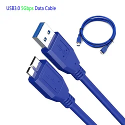 Premium High - Speed USB 3.0 A to Micro B Cable - Various Lengths Available (180CM)