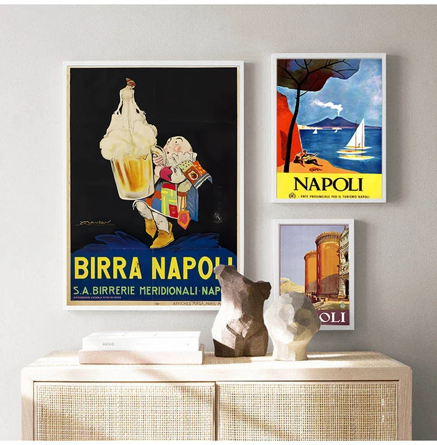 vintage hogar laminas para cuadros Póster de pintura en lienzo con paisaje  de ciudad famosa, carteles de Italia, Francia, Grecia, Hawaii, placa Retro,  arte de pared, decoración para sala de estar y