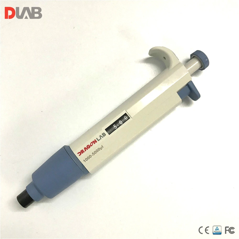 Mechanical Pipettetoppette Singlechannel Adjustable Pipette Dragon Lab Pipettor Pipet 1000