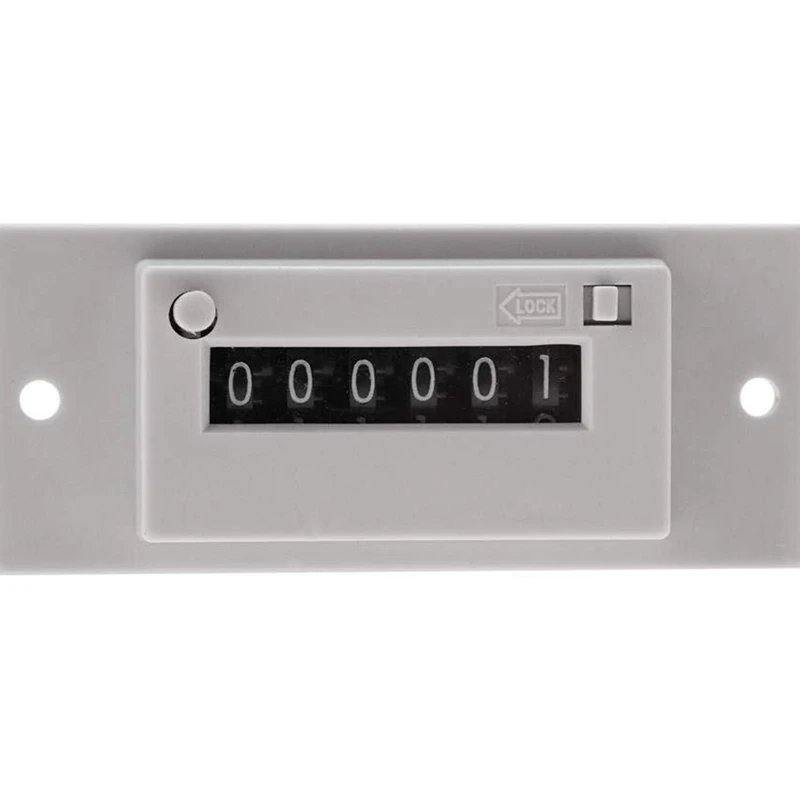 New-CSK6-YKW AC220V/DC24V 6 цифр импульсный электромагнитный счетчик инструменты(AC220V