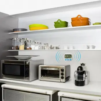 

Useful Digital LED Display Kitchen Timer Food Cooking Timer Baking Alarm Clock Sports Kitchen Timers
