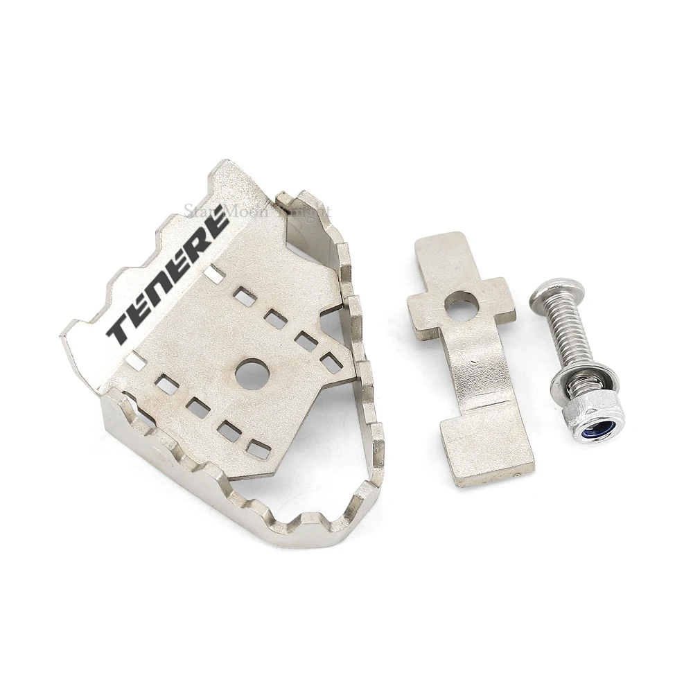 NICECNC Pédale de frein DualControl noire Compatible with Yamaha Tenere 700/XTZ700 2019-2024, Tenere 700 Rally Edition 2020-2024, Tenere 700 World Raid 2022-2024