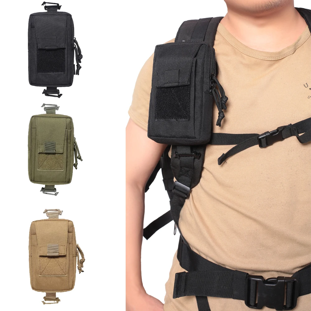 Tactical Molle Phone Pouch Military 1000D Mobile Phone Wallet Bag
